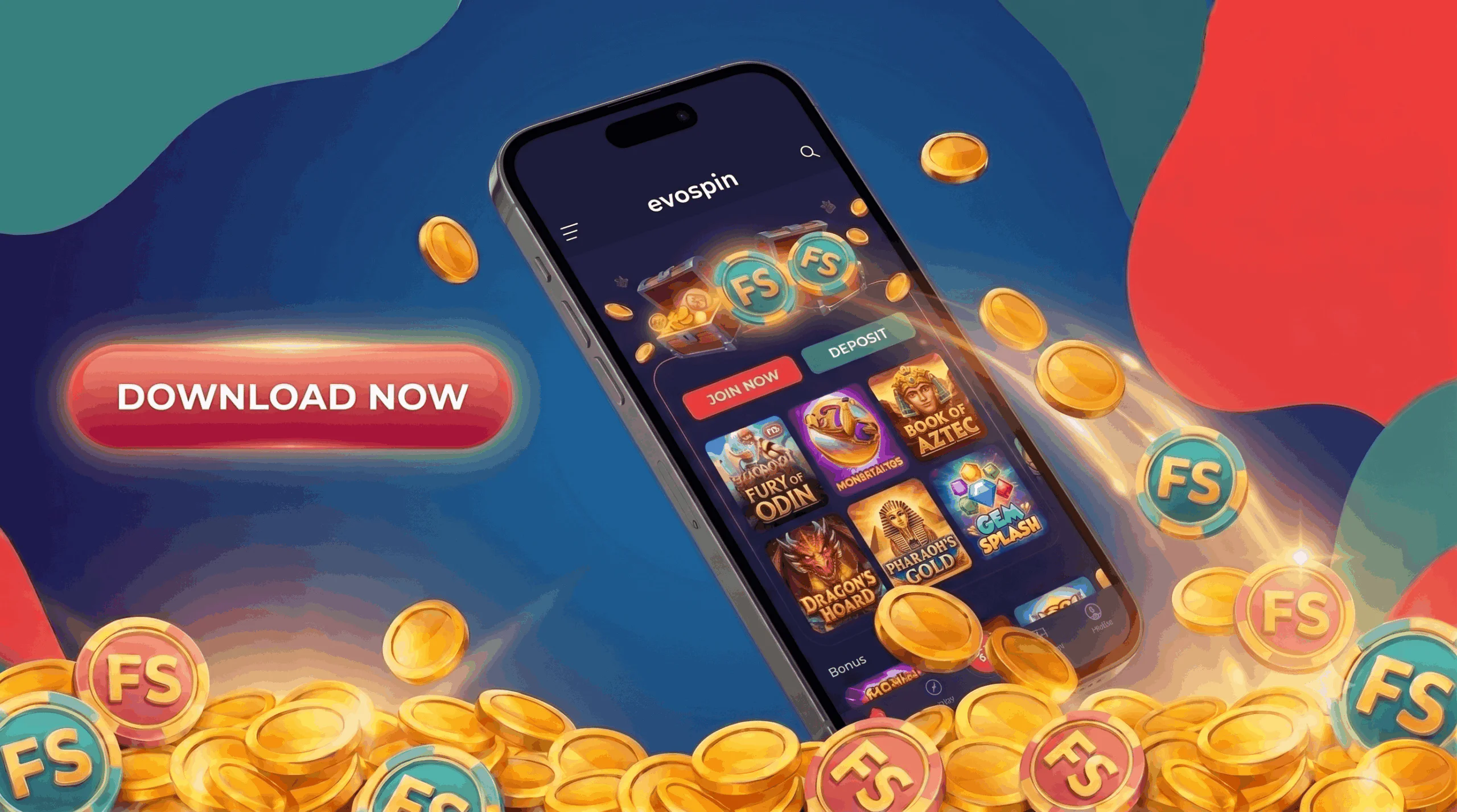 evospin app Premium mobiele app-interface van Evospin op een smartphone in NL - evospin24x7.nl